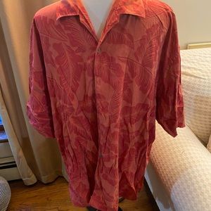 Mens Tommy Bahama 100% Silk Shirt